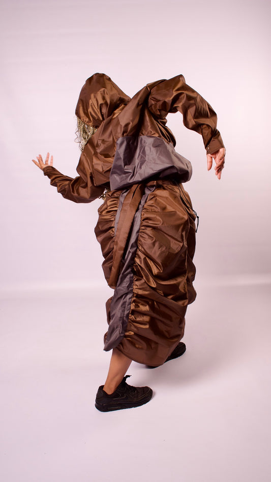 Bicolour Tracksuit Skirt